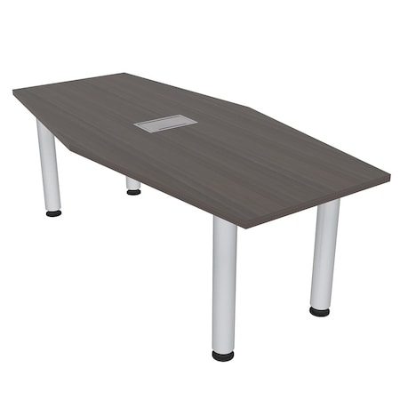 Skutchi Designs 33.5 in W, 59.5 in L, 29 in H, Engineered Wood Top, Brown H-HEXIR-3460PT-25-EL